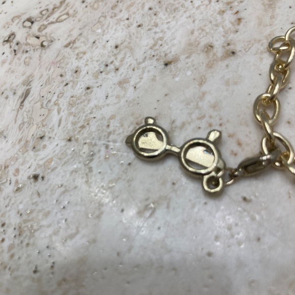 Diamond International Gold Tone Charm Bracelet With 5 Charms - Picture 2 of 8